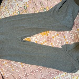 Colsie Charcoal Ribbed Lounge Pants